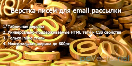 Основни правила на HTML кодиране писма за разпространение имейл - скриптове за уеб сайтове