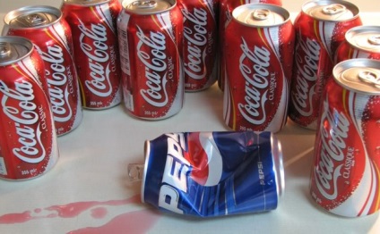 Coca cola și pepsi cola