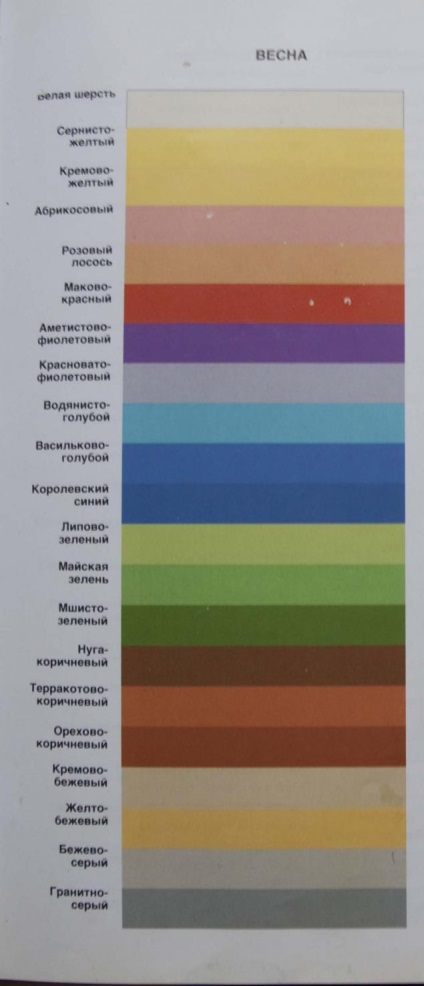 Teoria culorilor anotimpurilor sau culorilor ca instrument creativ - târg de maeștri - manual,