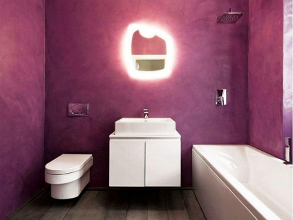 Tencuiala decorativă în idei de fotografie și interior de baie - sfaturi privind repararea