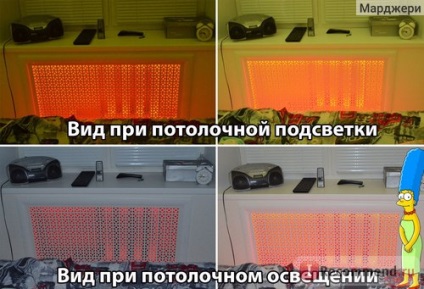 Dekoratív képernyők radiátorokhoz