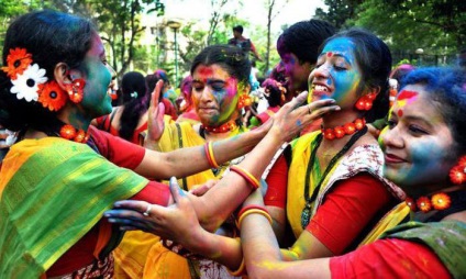 Festivalul de culori în India - festivalul holi