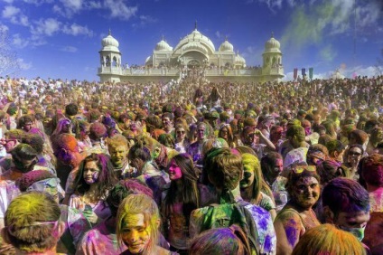 Festivalul de culori în India - festivalul holi