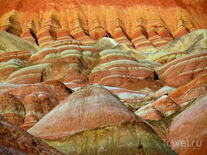 Parcul Geologic este un tribut adus dealurilor colorate din China