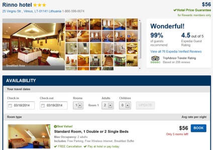 Hoteluri - cum să găsiți cel mai mic număr pe site-urile de rezervare, călătorii ieftine - este ușor