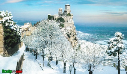 Állami San Marino látványosságok, népesség, hogyan juthat