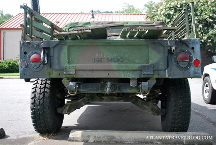 Humvee militar militar, călătorie atlanta