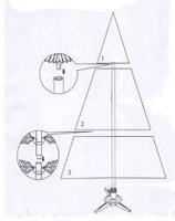 Crăciun artificiale victoria victoria - (tm Crăciun piață) 183 cm