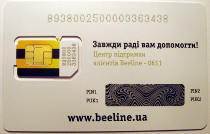 Cum de a activa o cartela SIM-Beeline - Știri despre electrificare