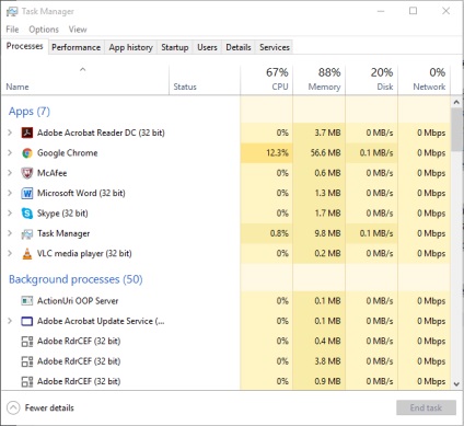 Cum de a stabili scurgeri de memorie în Windows 10, viața calculatorului