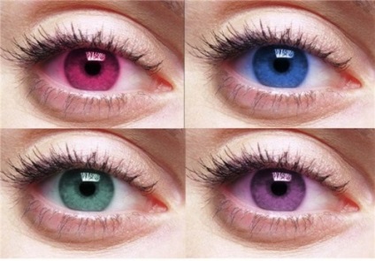 Modul în care lentilele modifică culoarea ochilor