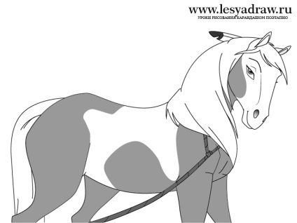 Cum de a desena un cal frumos pas-cu-pas - cum să atragă un cal în etape, trasând un cal