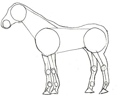 Cum de a desena un cal frumos pas-cu-pas - cum să atragă un cal în etape, trasând un cal