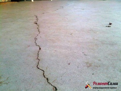 Cum să reparați o podea de beton într-un apartament, reparați-vă
