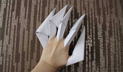 Как да си направим хартиени нокти дракон видео - първото училище въртележка