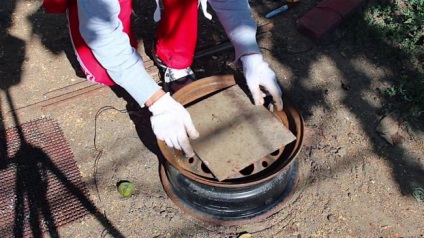 Cum de a face un brazier de pe un disc de masina