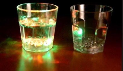 Cum se face un pahar cu iluminare auto-iluminată