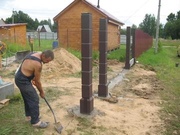 Cum se instalează stâlpi pentru garduri de unul singur - instrucțiuni pas cu pas