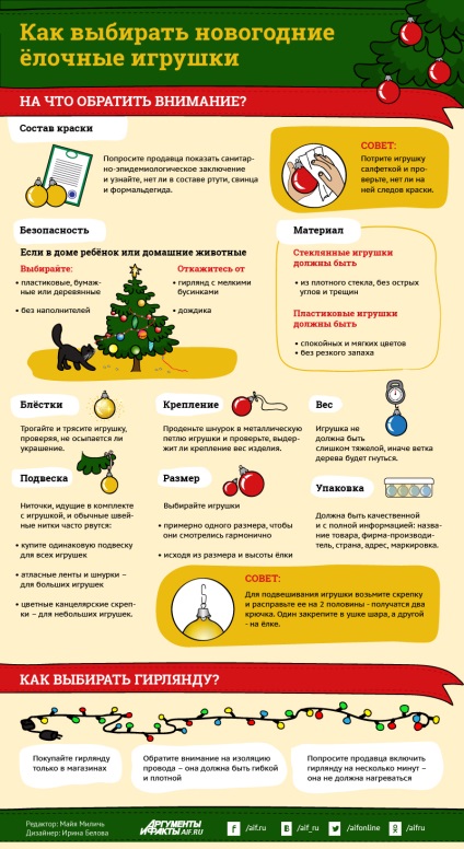 Hogyan válasszuk ki a New Year karácsonyi díszek infographics, szórakozás, új év, érveket és tényeket