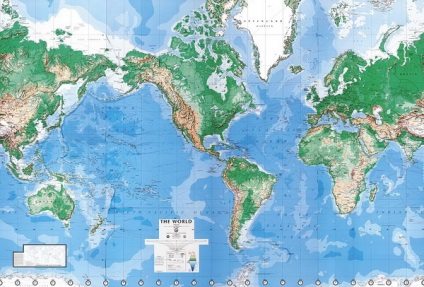 Térkép a világ