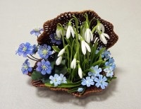 Ceramica floristica-flori din lut, peisaj-flora