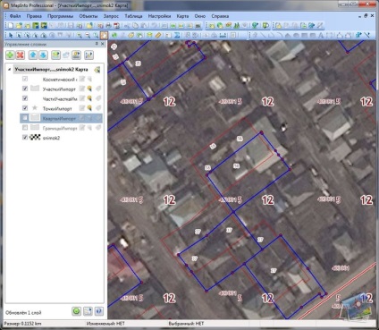 Преобразуване на XML отчети Rosreestra в MapInfo