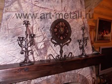 Atelier de mobilier forjat, candelabre forjate, acasă