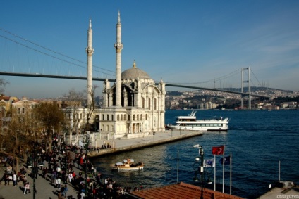 Ortakoy mecset - a múzsája a Boszporusz - Isztambul szakértő