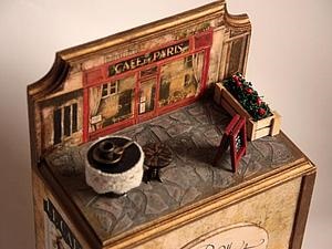 Miniatűrök a teaházban párizsi kávéházak saját kezűleg - Fair Masters - kézzel készített,