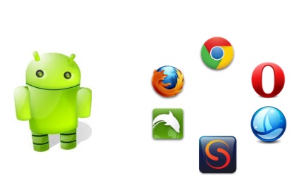 Mobile browser-ul de top cinci pentru Android