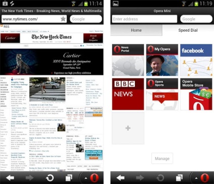 Mobile browser-ul de top cinci pentru Android