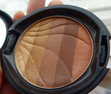 Modelarea strălucirii de pudră compactă de terra-cotta de la recenzii shiseido