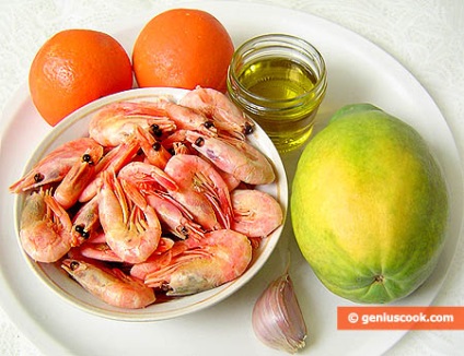 Marine sáska garnélarák vörösbor, tenger gyümölcsei és hal, ragyogó főzés - receptek
