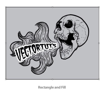 Desenați un craniu vector într-un ilustrator