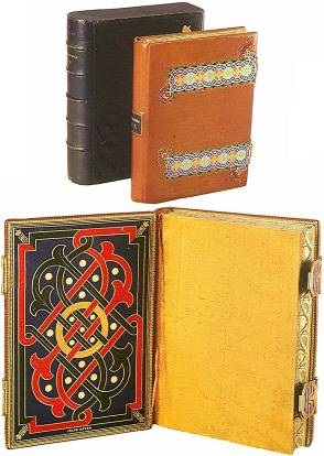 În cartea rusă legarea a devenit cunoscută numai odată cu apariția cărților scrise manual - coduri,