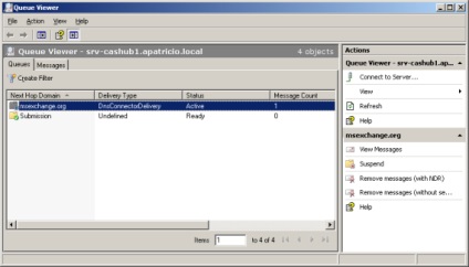 Configurarea serviciului de corespondență în serverul de schimb unic 2007, pentru administratorul de sistem
