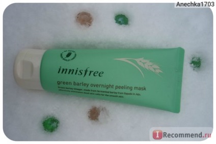 Night mask-peeling innisfree orz verde peste noapte masca de peeling - masca peeling cu anal și
