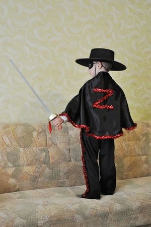 Costume de Anul Nou pentru Zorro pentru băieți cursuri foto - online
