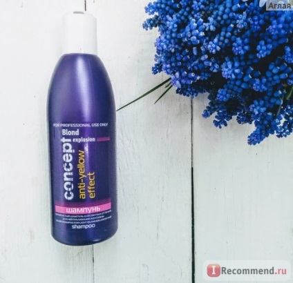 Șampon șampon concept explozie blond anti-efect galben pentru neutralizarea stării de galben - 