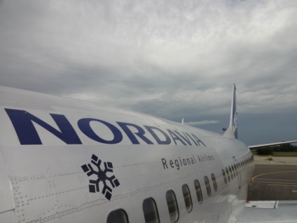 Tekintse át a repülés Nordavia, könnyen emelkedik