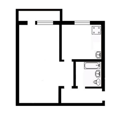 Relatarea unei singure camere Hrușciov într-o cameră cu două camere