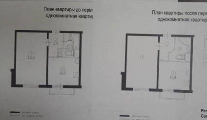 Reamenajarea unui apartament cu o cameră în casă