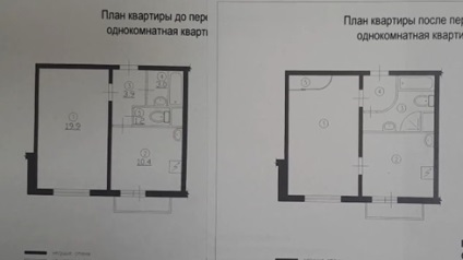 Reamenajarea unui apartament cu o cameră în casă