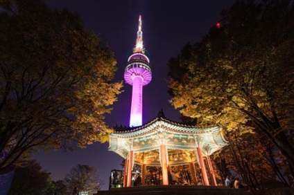 Az emelkedés a Namsan Tower