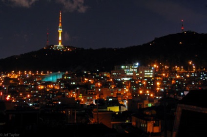 Az emelkedés a Namsan Tower