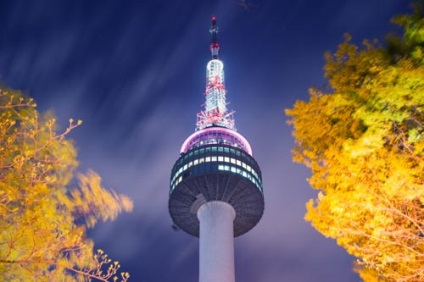 Az emelkedés a Namsan Tower