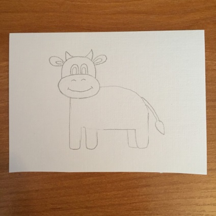 Desen pas cu pas - desene animate - vaci