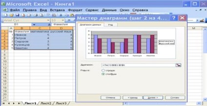 Desenarea diagramelor în programul Excel