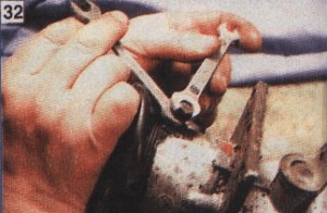 Reparație de frână de macara cu două secțiuni kamaz, zil, unguent