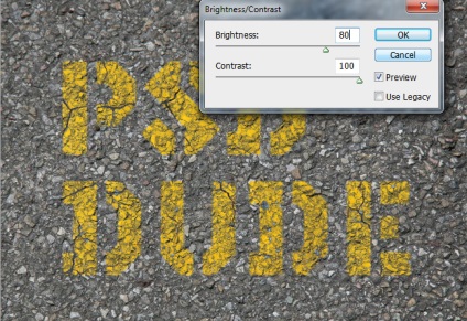 Desenarea vopselei pe asfalt în Photoshop